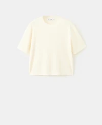 Mango Women's Short-Sleeved Wool Sweater