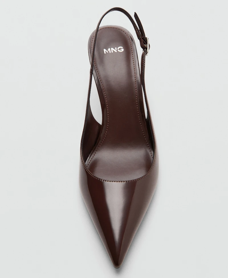 Mango Women's Patent Heeled Shoes