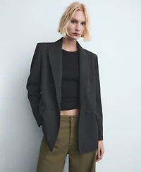 Mango Women's Low-Rise Balloon Jeans