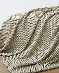 Unikome Waffle Weave Soft Cotton Blanket