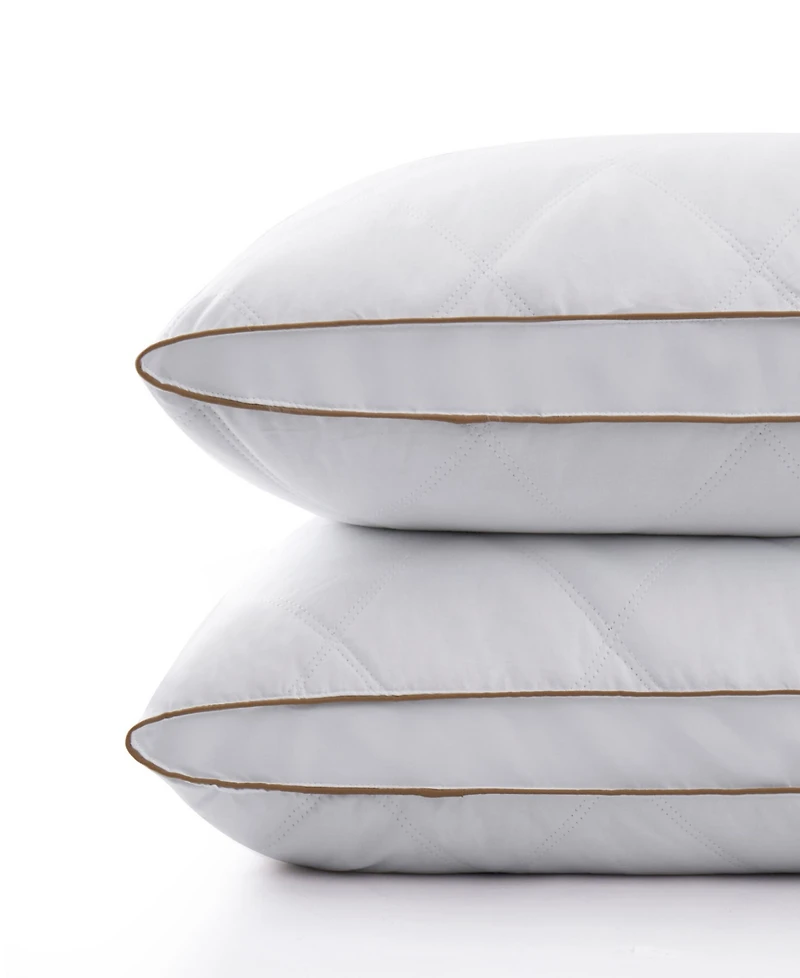 Unikome Medium Firm Goose Down Feather 2-Pack Pillows, Standard