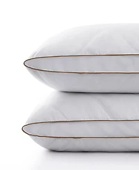 Unikome Medium Firm Goose Down Feather 2-Pack Pillows, Standard
