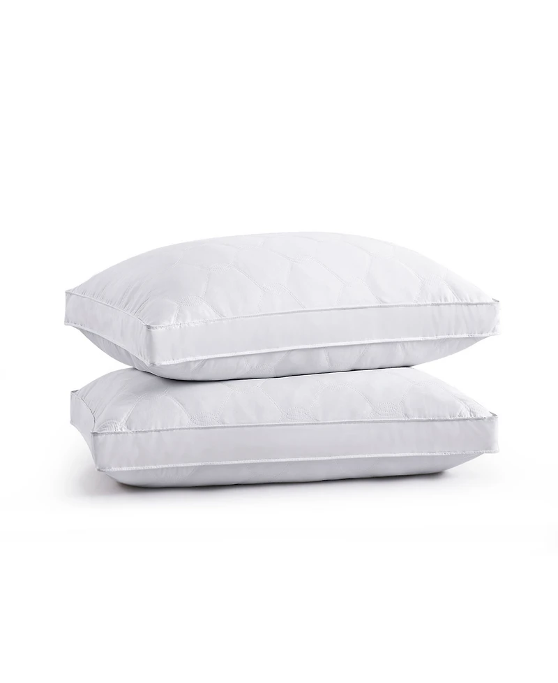 Unikome Medium Firm Density Gusseted 2-Pack Pillows, King