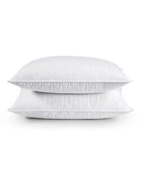Unikome Wave Quilted Goose Feather 2 Pack Pillows