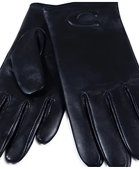 Coach Women's Tabby C Leather Gloves