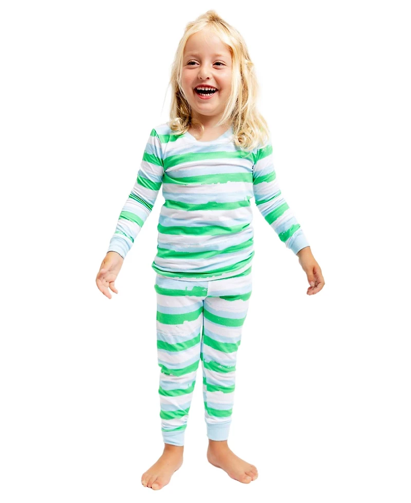 Sant and Abel Kids Cotton Jersey Two Piece Long Sleeve Pajama Set