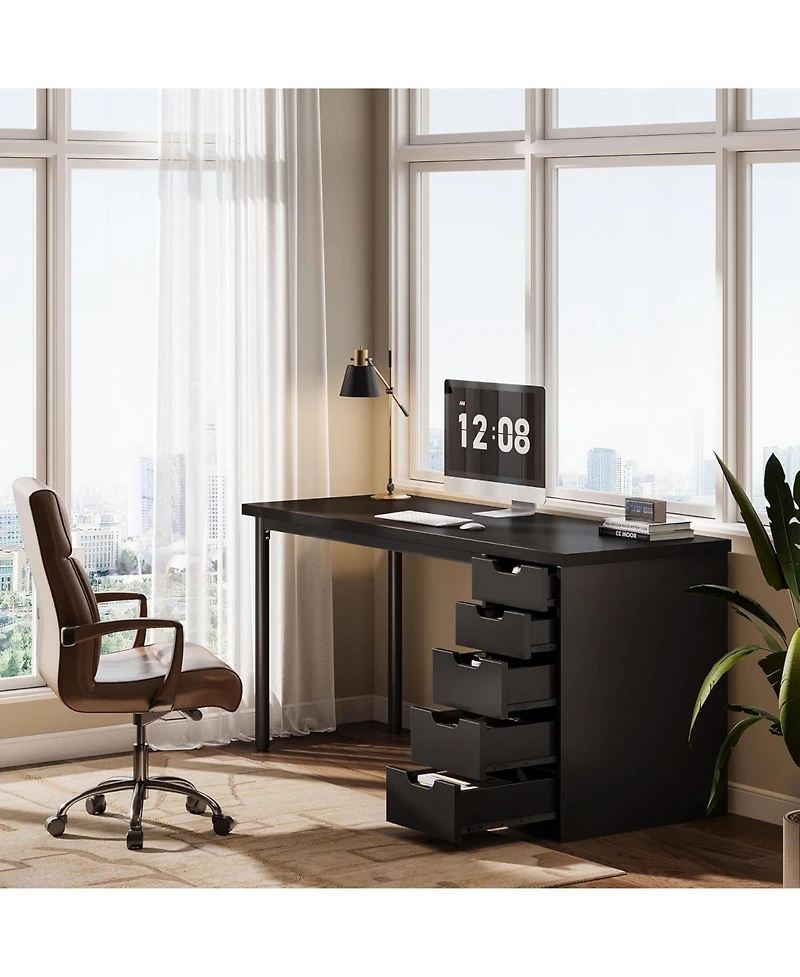 Tribesigns Modern Computer Desk, Simple Style, 47 Inches Pc Desk