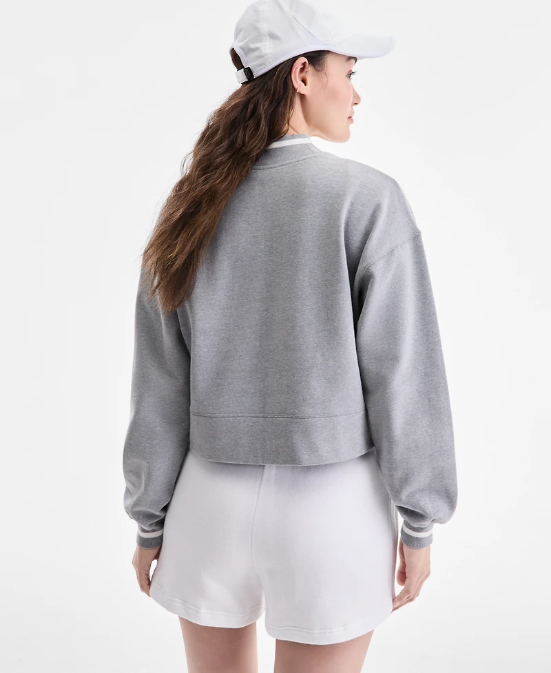 Id Ideology Women's Graphic Fleece Cardigan, Macy's Exclusive