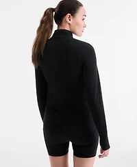 Id Ideology Women's Studio Quarter-Zip Pullover Top, Macy's Exclusive