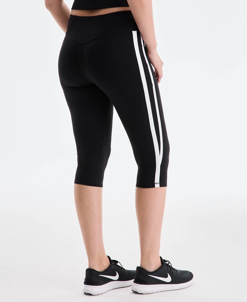 Id Ideology Women's Studio Side-Stripe Cropped Leggings, Macy's Exclusive