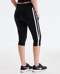 Id Ideology Women's Studio Side-Stripe Cropped Leggings, Macy's Exclusive