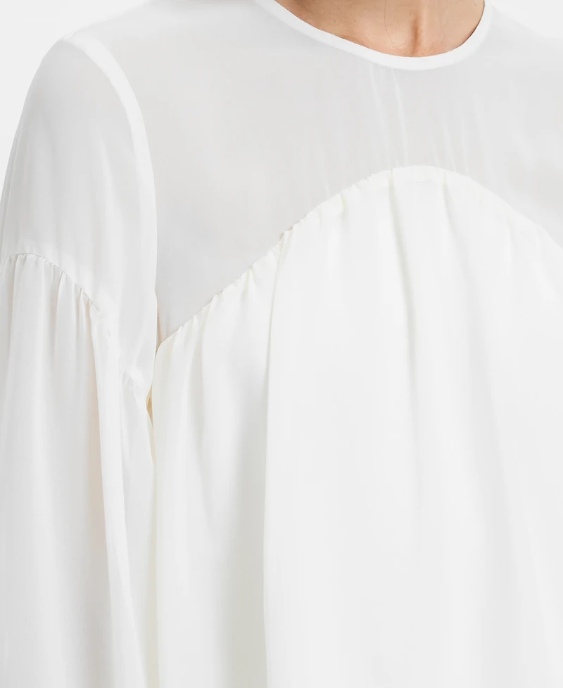 French Connection Women's Marina Round Neck Blouse