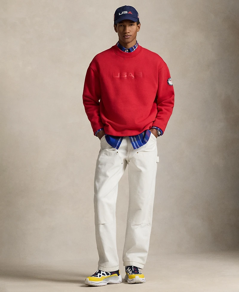 Polo Ralph Lauren Men's Team Usa Mock Neck Sweatshirt