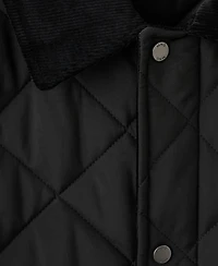 Mango Men's Quilted Water Repellent Jacket