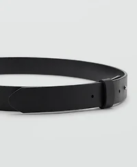 Mango Men's Leather Belt