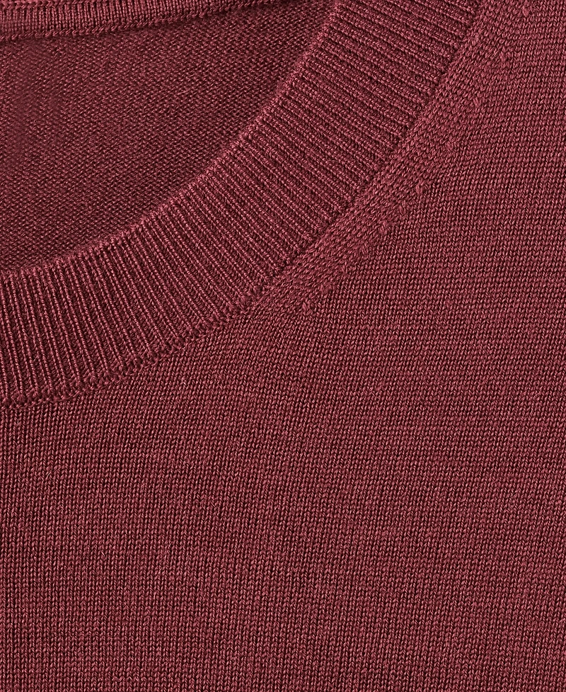 Mango Men's Merino Wool Crew Neck Sweater