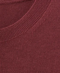 Mango Men's Merino Wool Crew Neck Sweater
