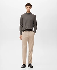 Mango Men's Wool Turtleneck Sweater