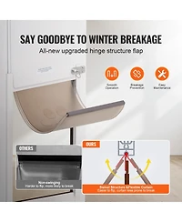 Cozito Aluminum Sliding Glass Pet Door Insert, Adjustable Height, Small