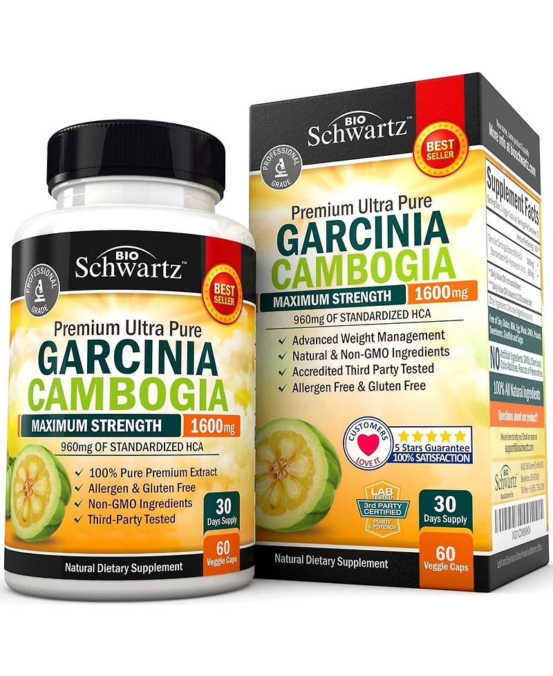 BioSchwartz Garcinia Cambogia 1600mg 60 Capsules