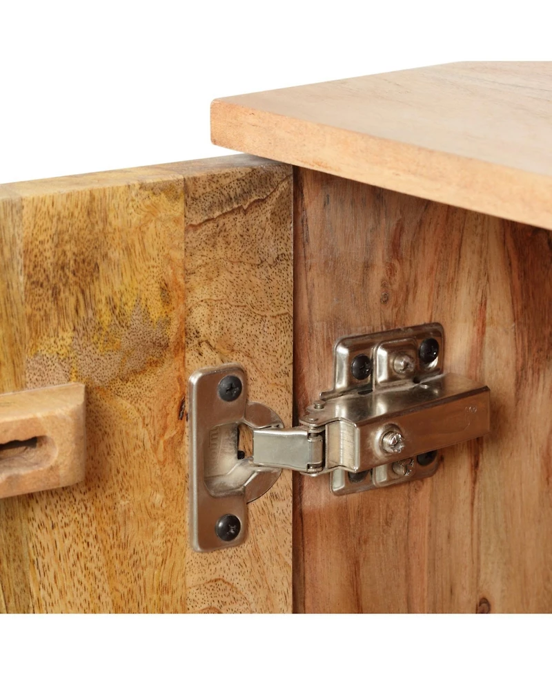 Streamdale Furniture Acacia & Mango Wood Boho Cabinet - Handcrafted