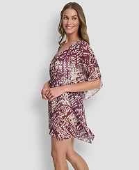 Dkny Women's Tie Front Cover-Up Kaftan