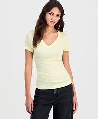 Guess Women's V-Neck Short-Sleeve T-Shirt