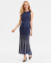 I.n.c. International Concepts Women's Multi-Stripe Sweater Skirt, Macy's Exclusive