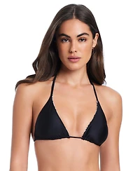 Red Carter Women's Serengeti V-Neck Bikini Halter Top