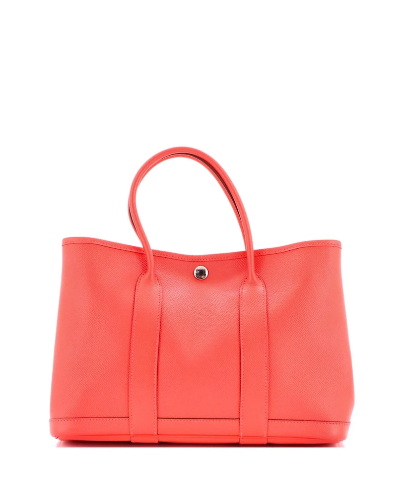 Pre-Owned HERMES 30 Garden Party Tote Leather
