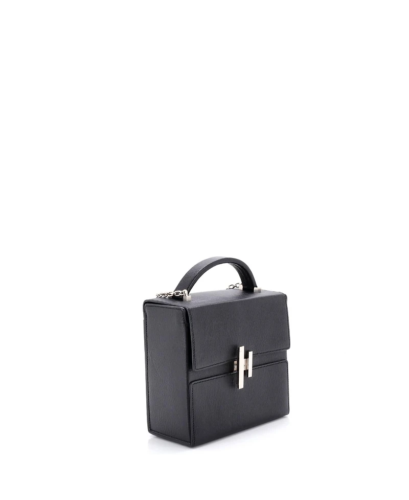 Pre-Owned HERMES Cinhetic Top Handle Bag Verso Chevre Mysore