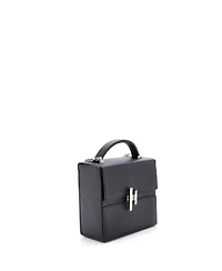 Pre-Owned HERMES Cinhetic Top Handle Bag Verso Chevre Mysore