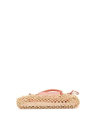 Pre-Owned Goyard Aligre Bag Raffia Net with Coated Canvas