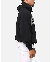 Saint Morta Men's Spray Logo Boxy Hoodie Black