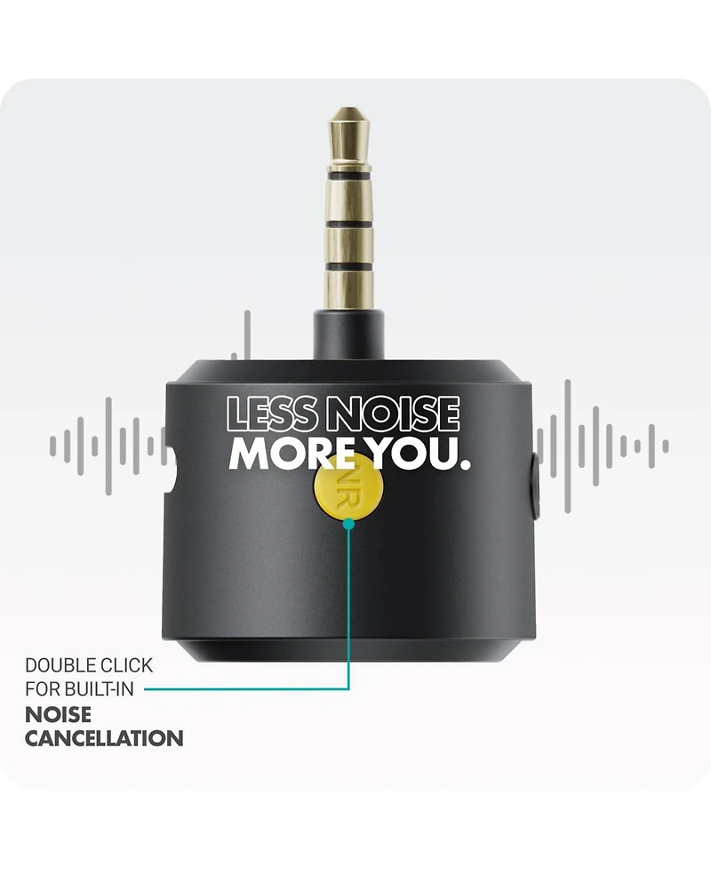 Movo Wm-VXR10 Wireless Shotgun Mic Adapter for Usb-c/iPhone 15 and up/Android Devices