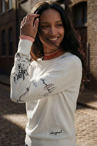 Desigual Women's Fine jersey lettering