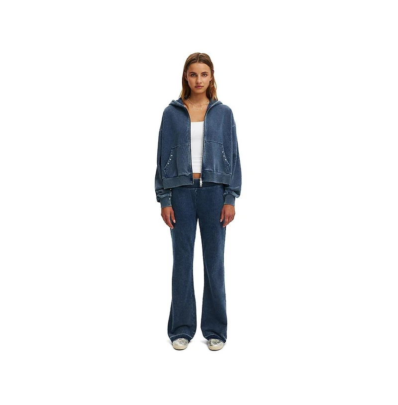 Cotton On Women's Oversized Zip Through Hoodie