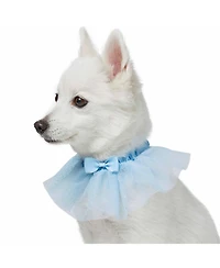 Blueberry Pet My Little Princess Dog Collar with Embroidered Mesh Bowtie