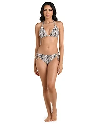 La Blanca Women's Wild Whispers Halter Bikini Swim Bra Top
