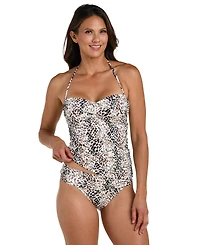 La Blanca Women's Wild Whispers Twist Bandini Swim Top