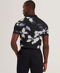 Ted Baker Men's Floral Printed Polo Shirt