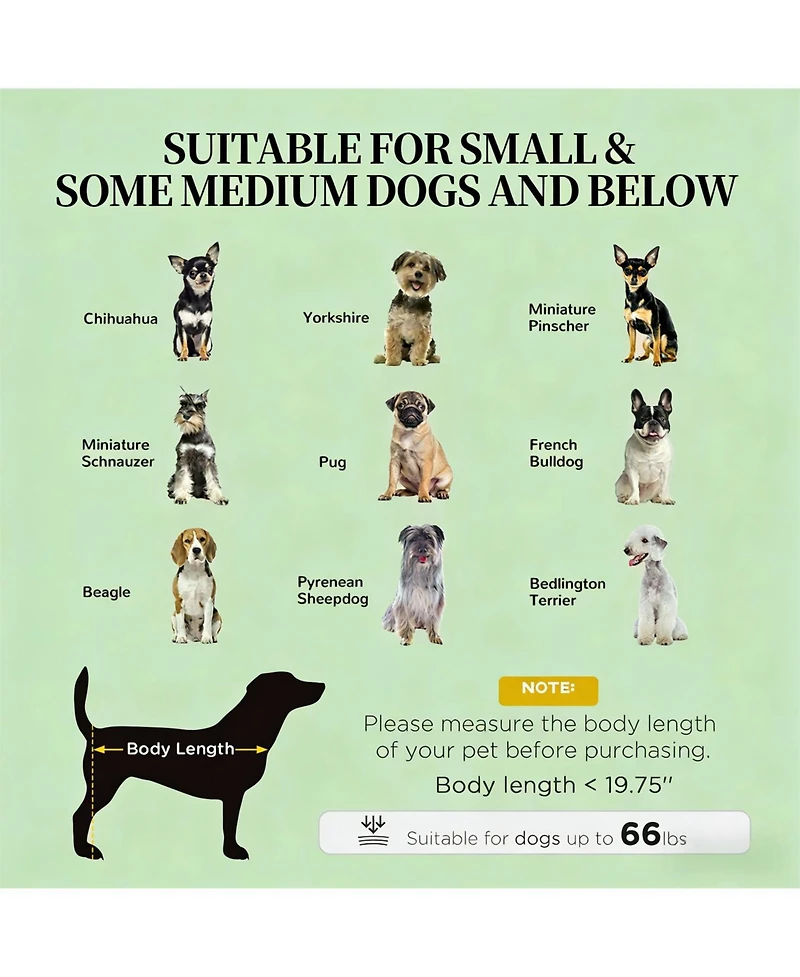 Aostirmotor Rattan Dog House with Cream White Cushion for Outdoor in Dark Coffee