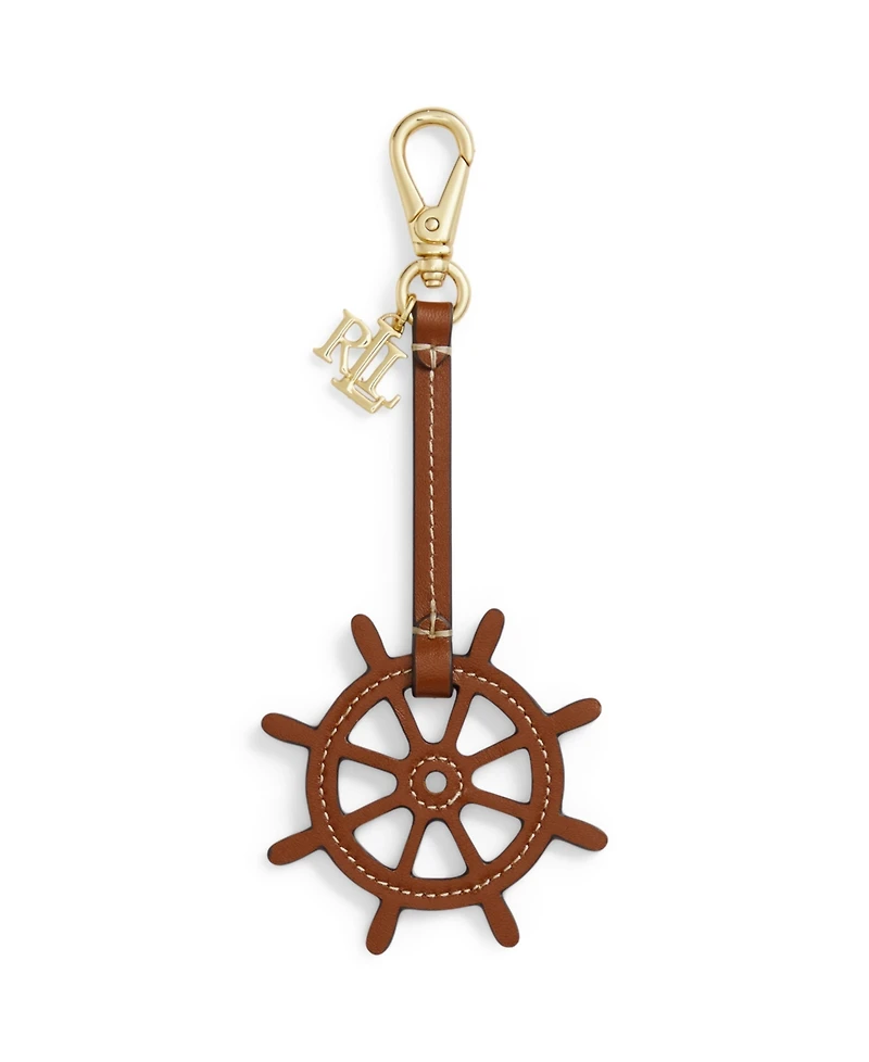 Lauren Ralph Lauren Leather Wheel & Logo Charms