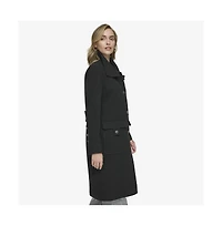 Andrew Marc Women's Almedia Sb Wool Twill Coat With Back Belt