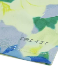 Nike Girls' Toddler 2T-4T Move with Nature Crewneck T-Shirt and Shorts, 2-Piece Set