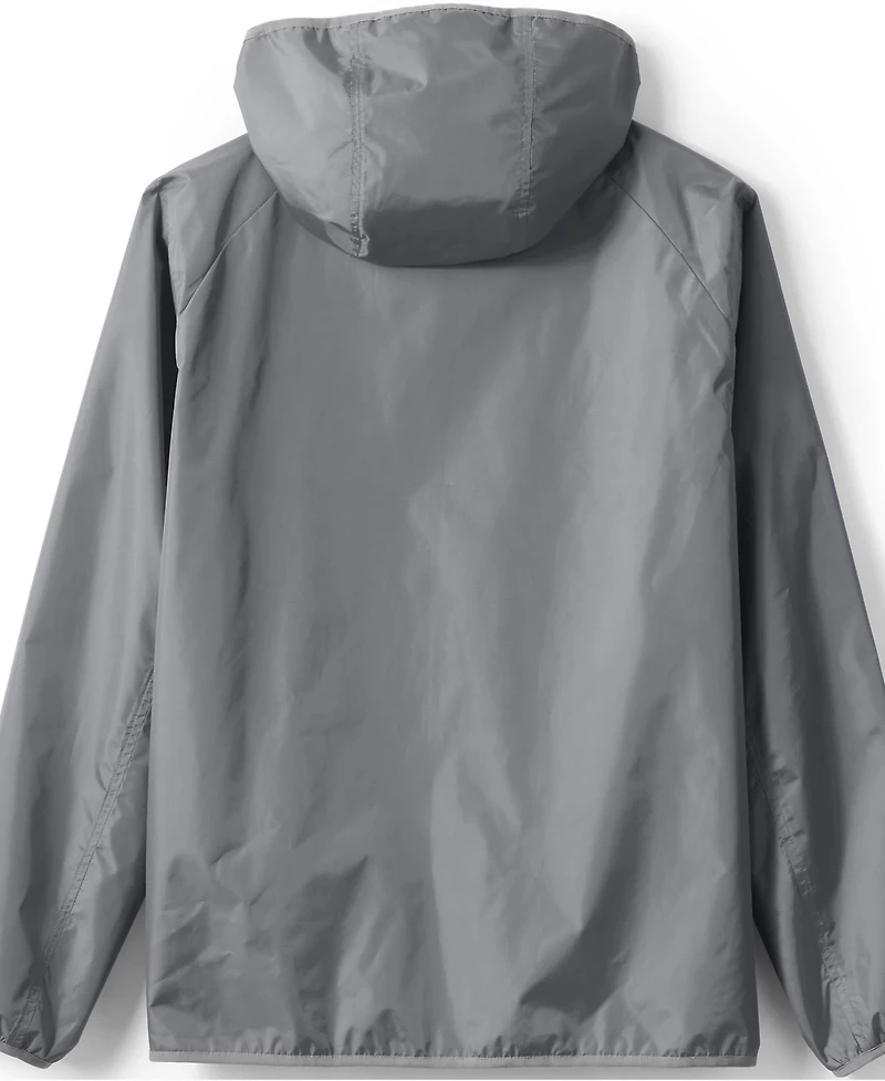 Lands' End Men's Unisex Full Zip Windbreaker Jacket