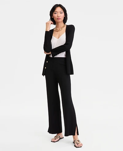 I.n.c. International Concepts Women's Rib-Knit Pull-On Pants, Macy's Exclusive