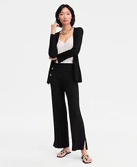 I.n.c. International Concepts Women's Rib-Knit Pull-On Pants, Macy's Exclusive