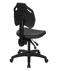 Osp Home Furnishings 32.25" Metal Self Skinned Urethane Task Chair Seat