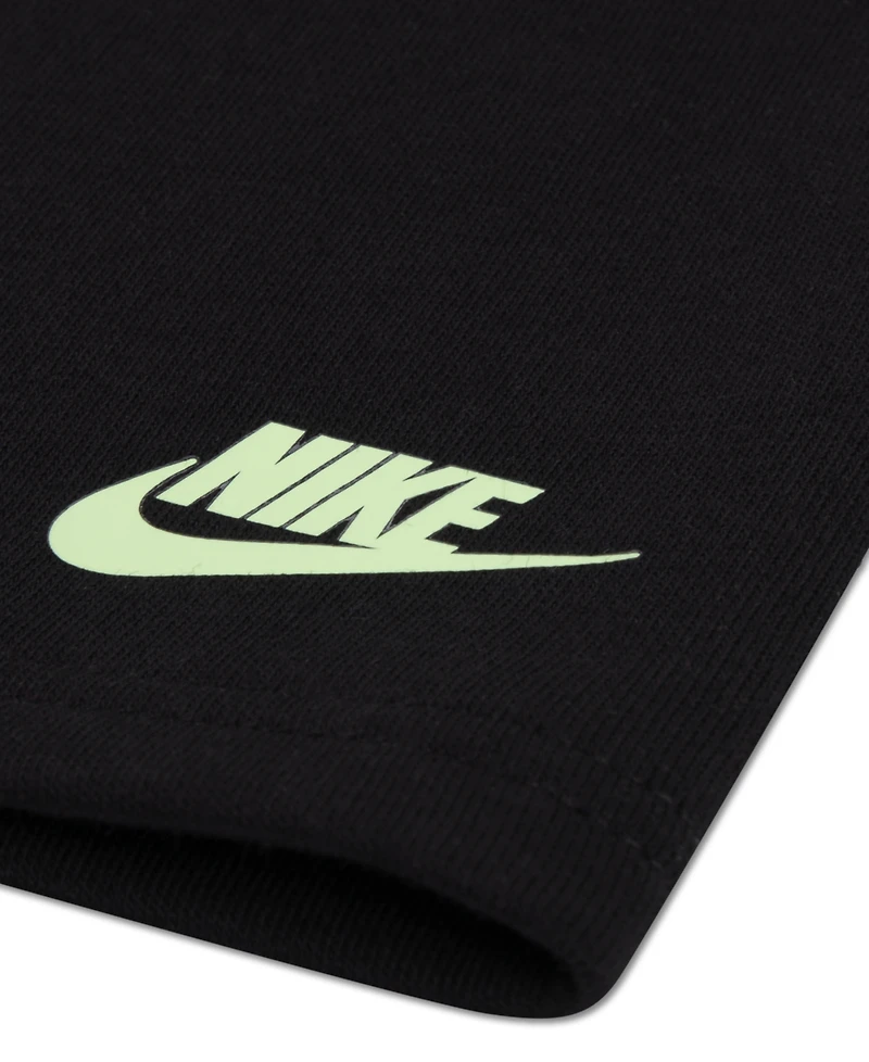 Nike Boys' Toddler 2T-4T The Zone Printed Crewneck T-Shirt and Relaxed Shorts, 2-Piece Set